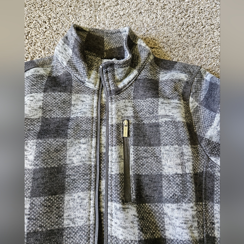 Calvin Klein gray fleece zip up